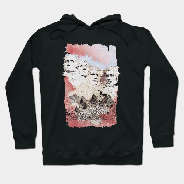 Mount Rushmore Hoodie by KMSbyZet